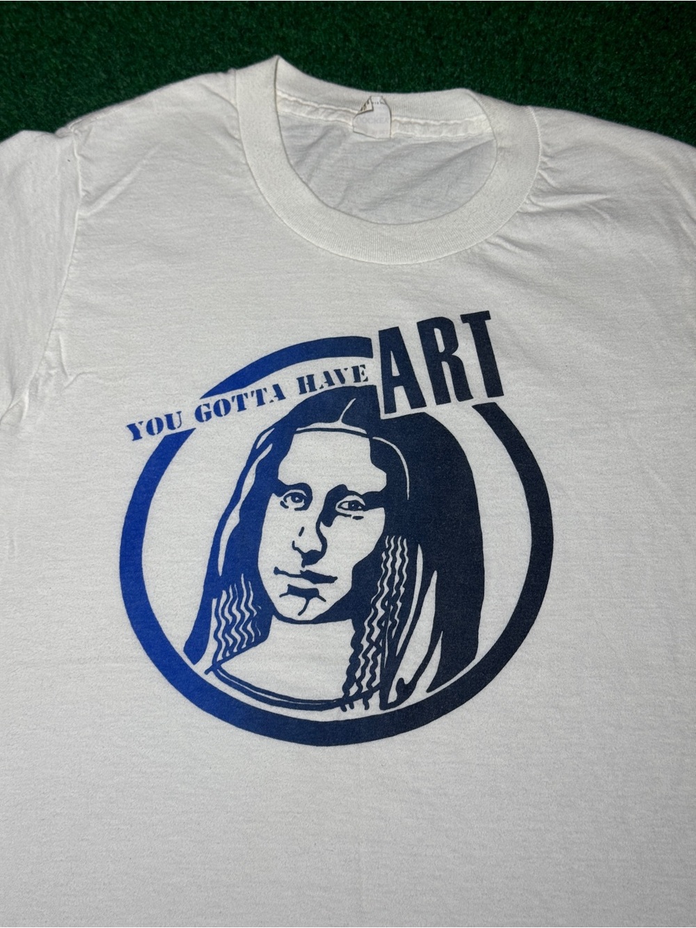 You Gotta Have Art Vintage T Shirt Art Tee Mona Lisa 70s 80s XS/S 16x25 RARE - Picture 2 of 7